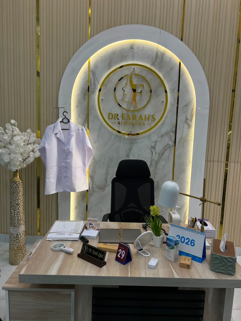 Dr Farah's consultation room with advanced equipment
